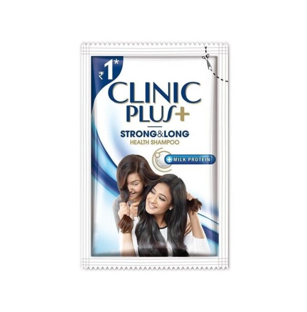 Clinic Plus Strong & Long Shampoo Sachet - Pack of 16