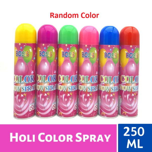 Boss Holi Party Color Snow Spray (Rendom Color) 23CM