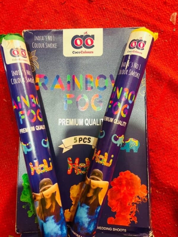 CocoColors RainBow Fog Colour Smoke Premium Quality (Pack of 5)
