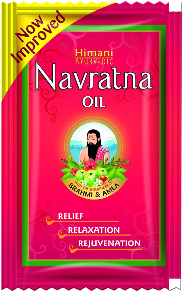 Navratna Hair Oil Sachet - Pack of 384 (Sell)