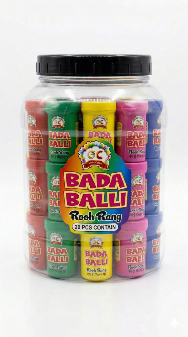 GC Bada Balli Rooh Rang Holi Water Color (Rendom Color) Pack of 20/10g